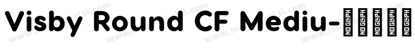 Visby Round CF Mediu字体转换